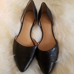 Black Tommy Hilfiger D'Orsay Flats 7